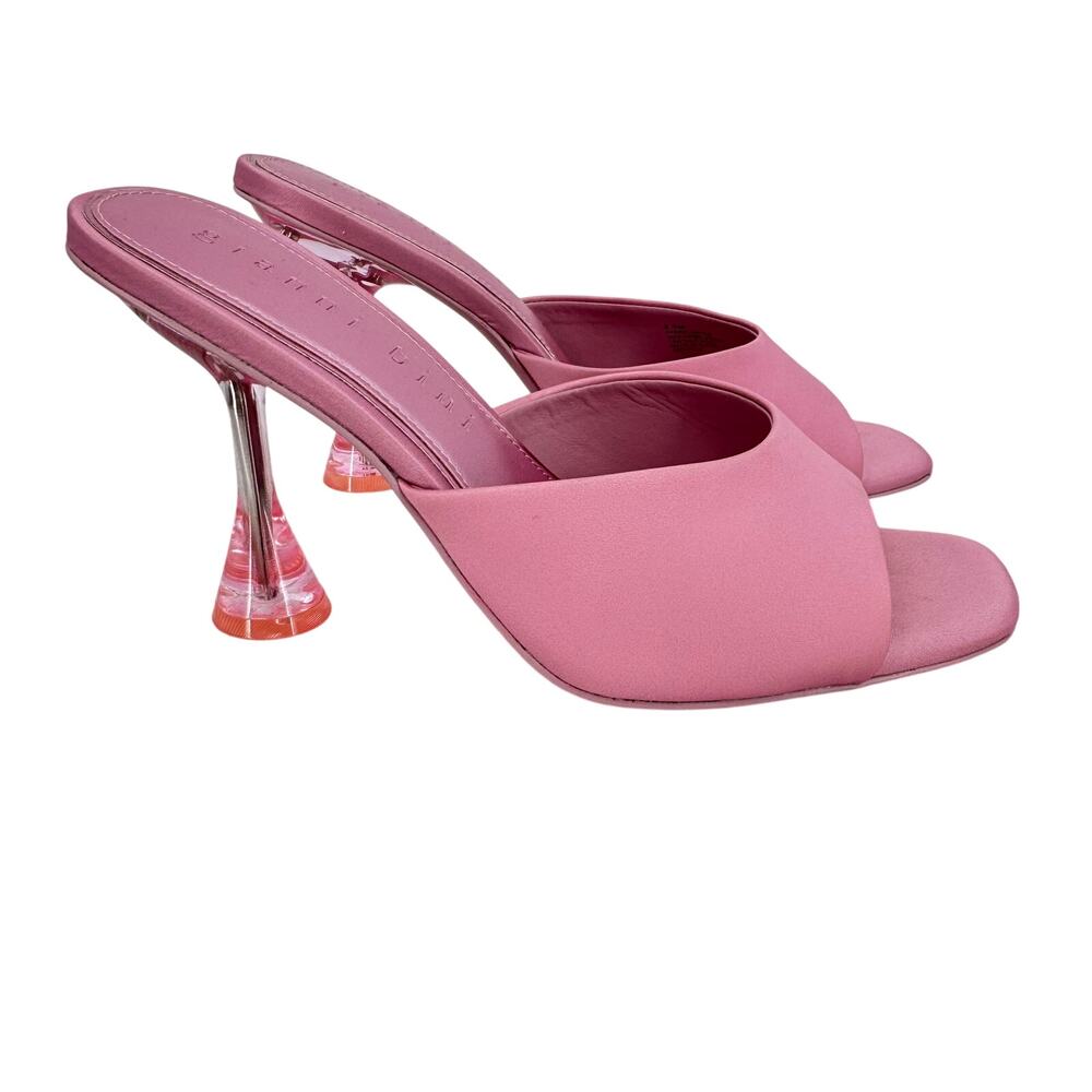 Gianni Bini Pink Open-Toe Mule Sandals
